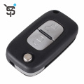 Factory price black custom key fob shell 2 button key shell machine